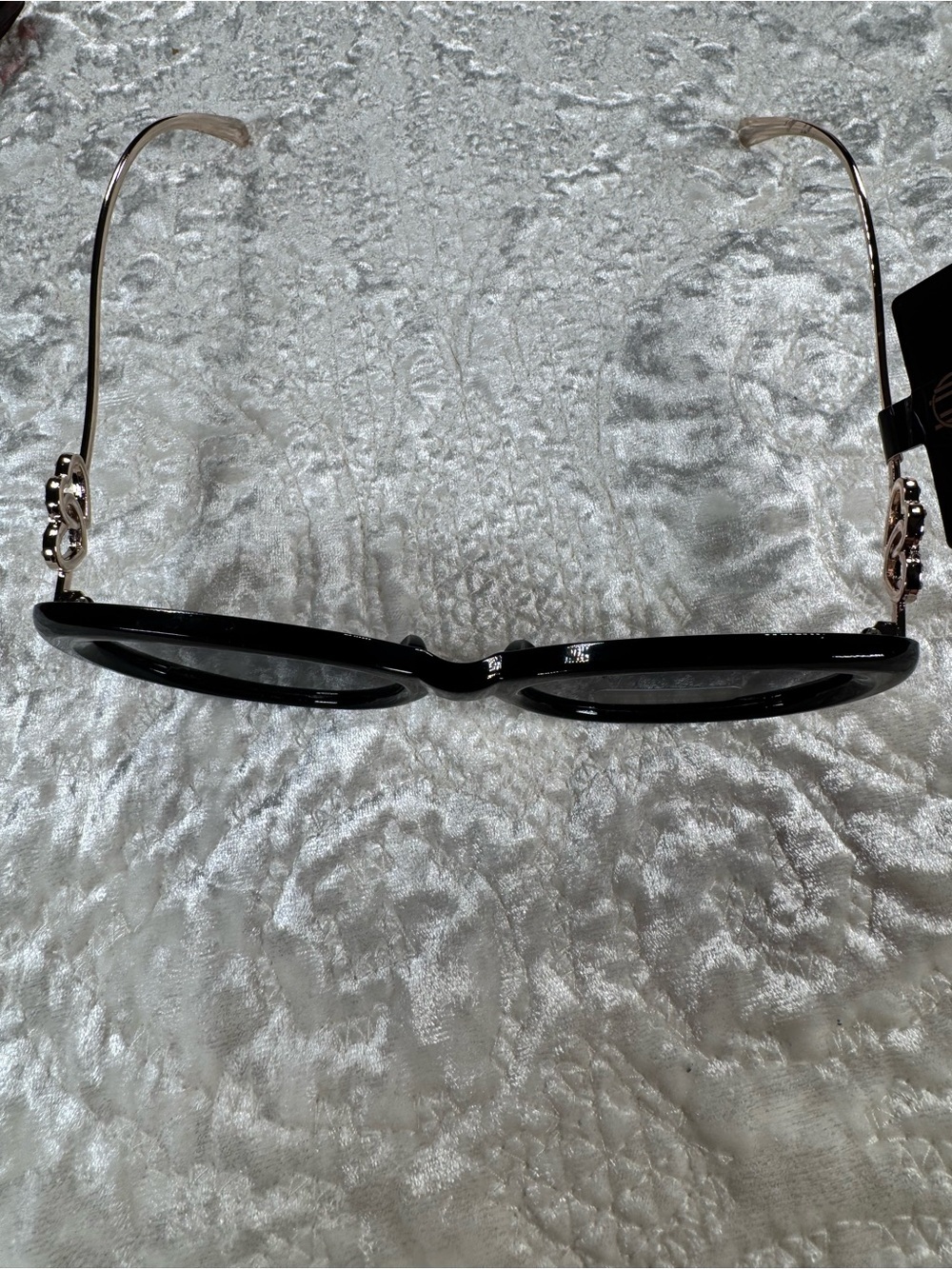 NWT House of Harlow 1960 Black Oval Sunglasses - Picture 5 of 5